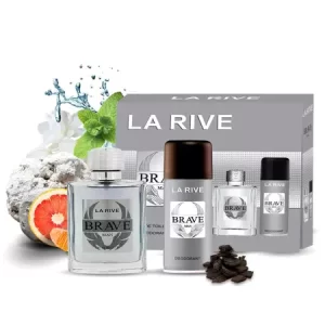La Rive Brave Kit – Perfume Masculino EDT + Desodorante